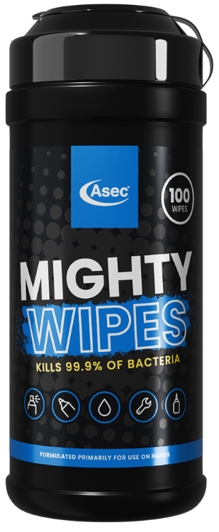 ASEC Mighty Wipes - Heavy Duty Hand & Surface Wipes