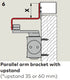 dormakaba Upstand Bracket