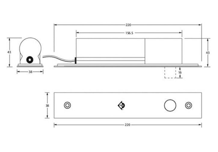 Adams Rite 1391 Series Electric Solenoid Bolt
