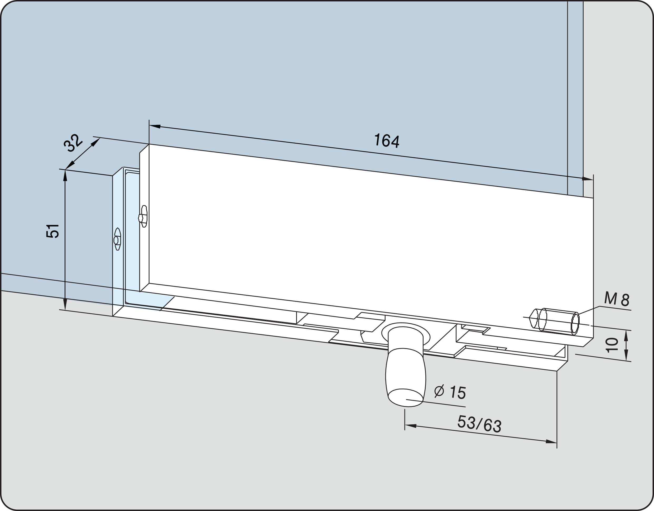 UNIVERSAL PT30 Base fitting