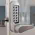 Borg BL5402 – Medium/heavy duty, flat bar handle keypad with 28mm backset ali latch, flat bar inside handle & free passage mode