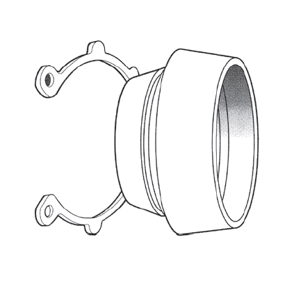 Adams Rite Cylinder guard & retaining ring
