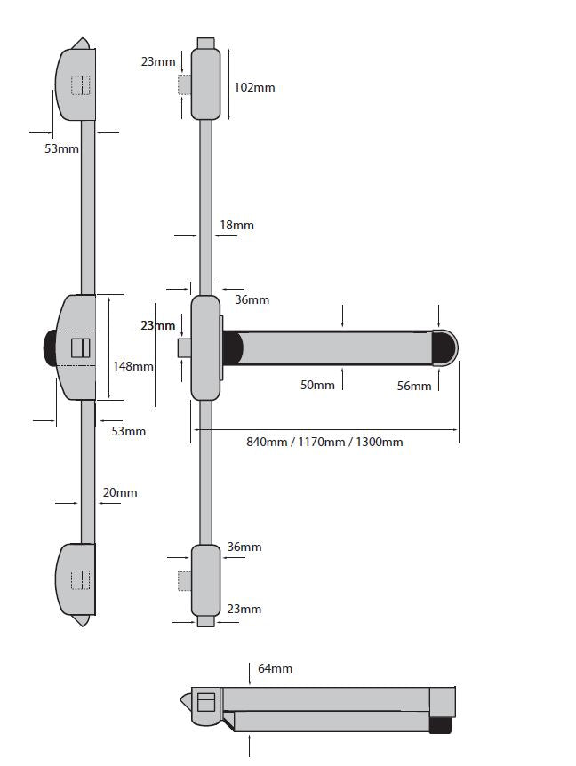 Strand Panic Hardware