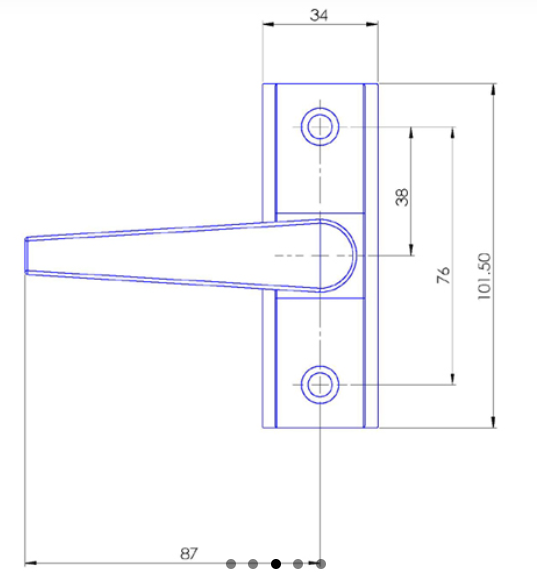 Alpro 456 Lever Handles