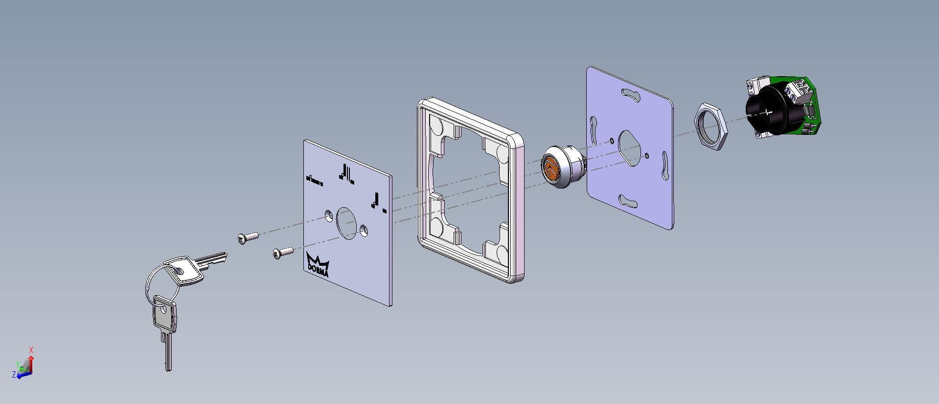 dormakaba 3 & 5 Position Key Switch & Keys