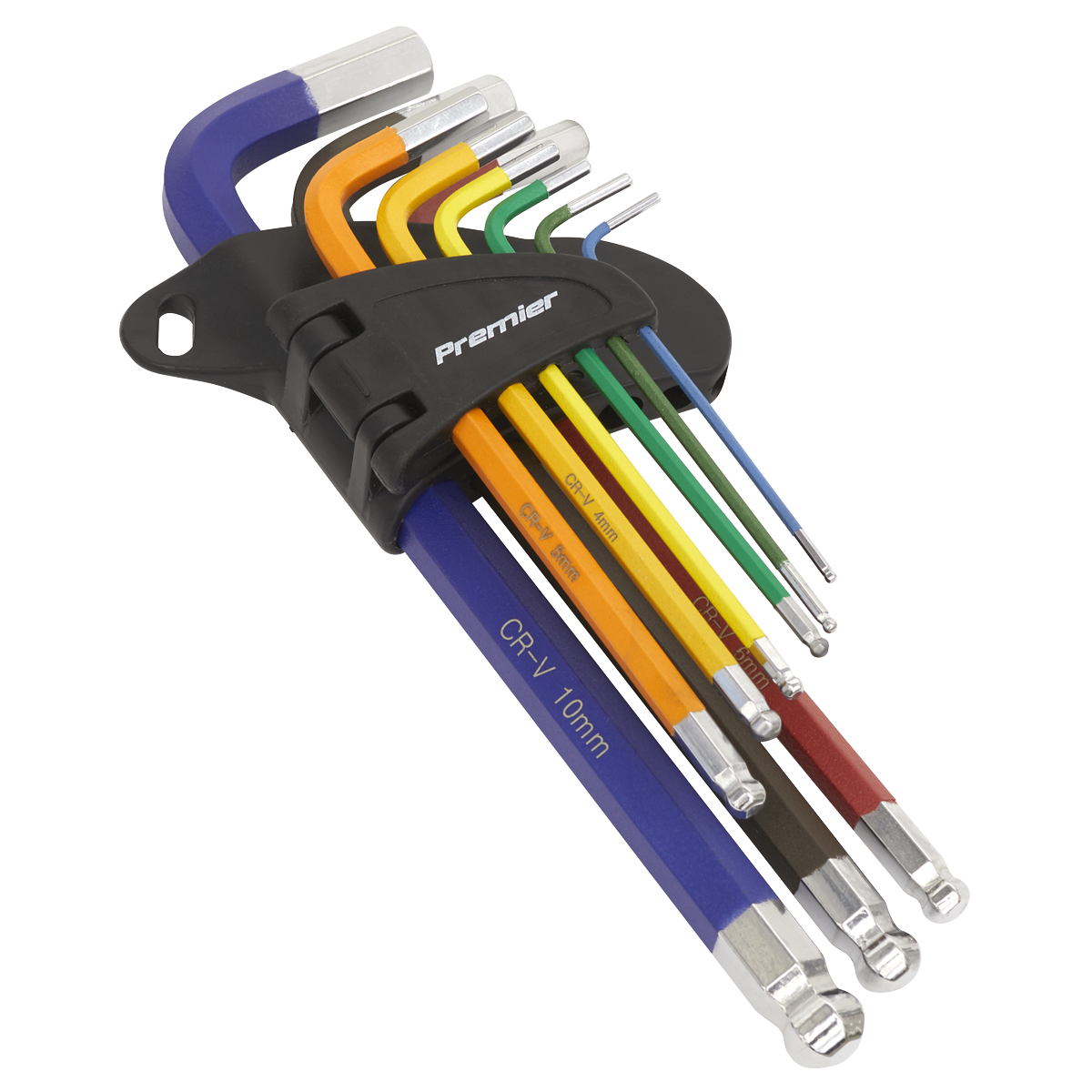 Sealey Premier AK7190 Long Ball-End Hex Key Set 9pc