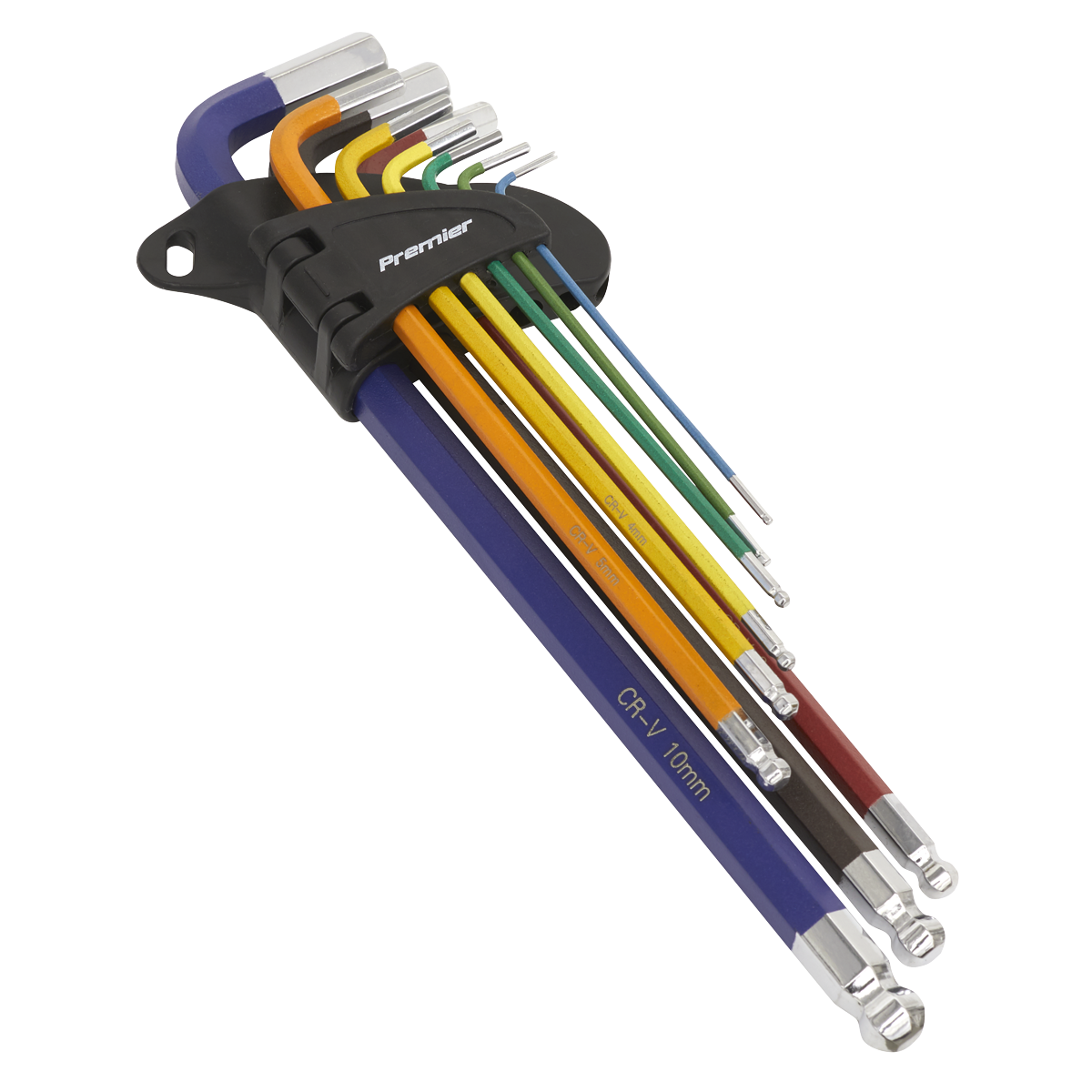 Sealey Premier AK7191 Extra Long Ball-End Hex Key Set 9pc