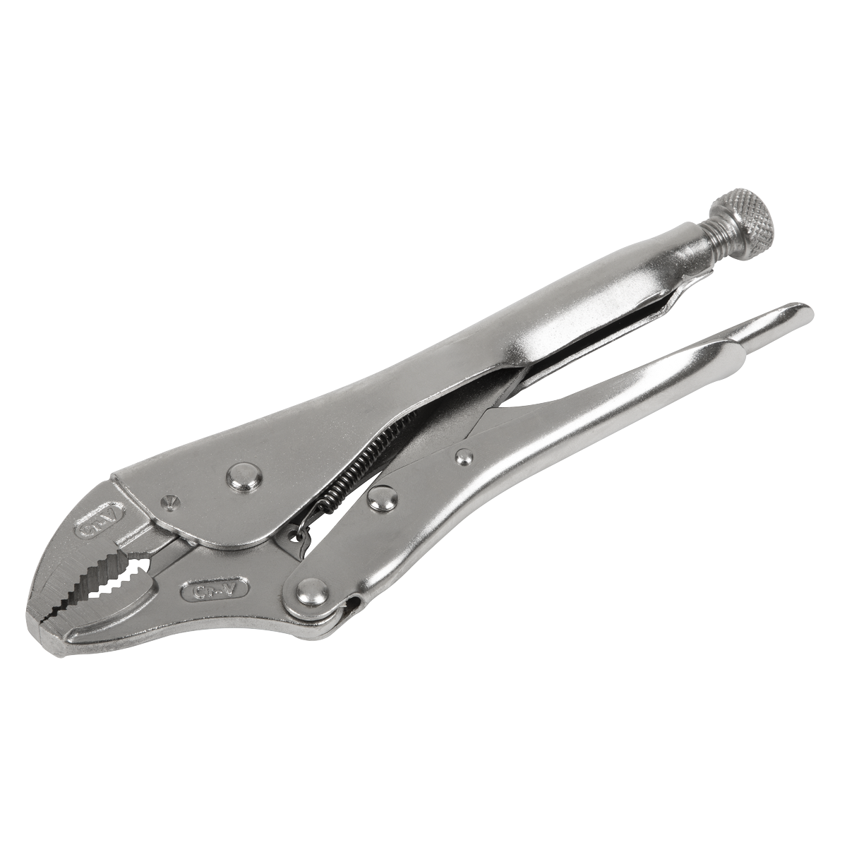 Sealey Premier Locking Pliers Curved Jaws 185mm