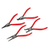 Sealey Circlip Pliers Set 180mm 4pc