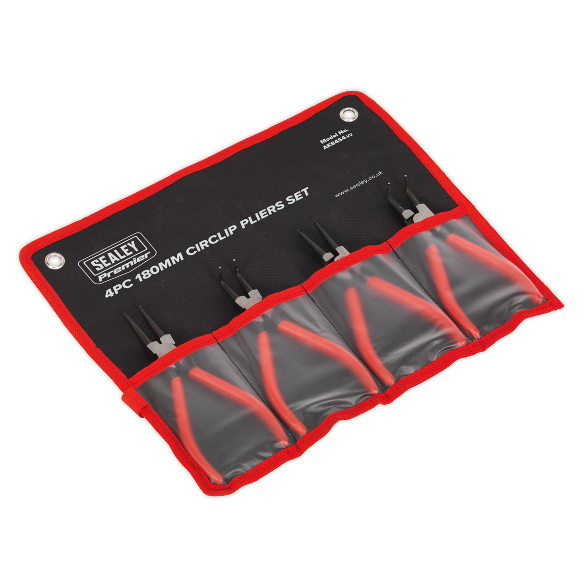Sealey Circlip Pliers Set 180mm 4pc
