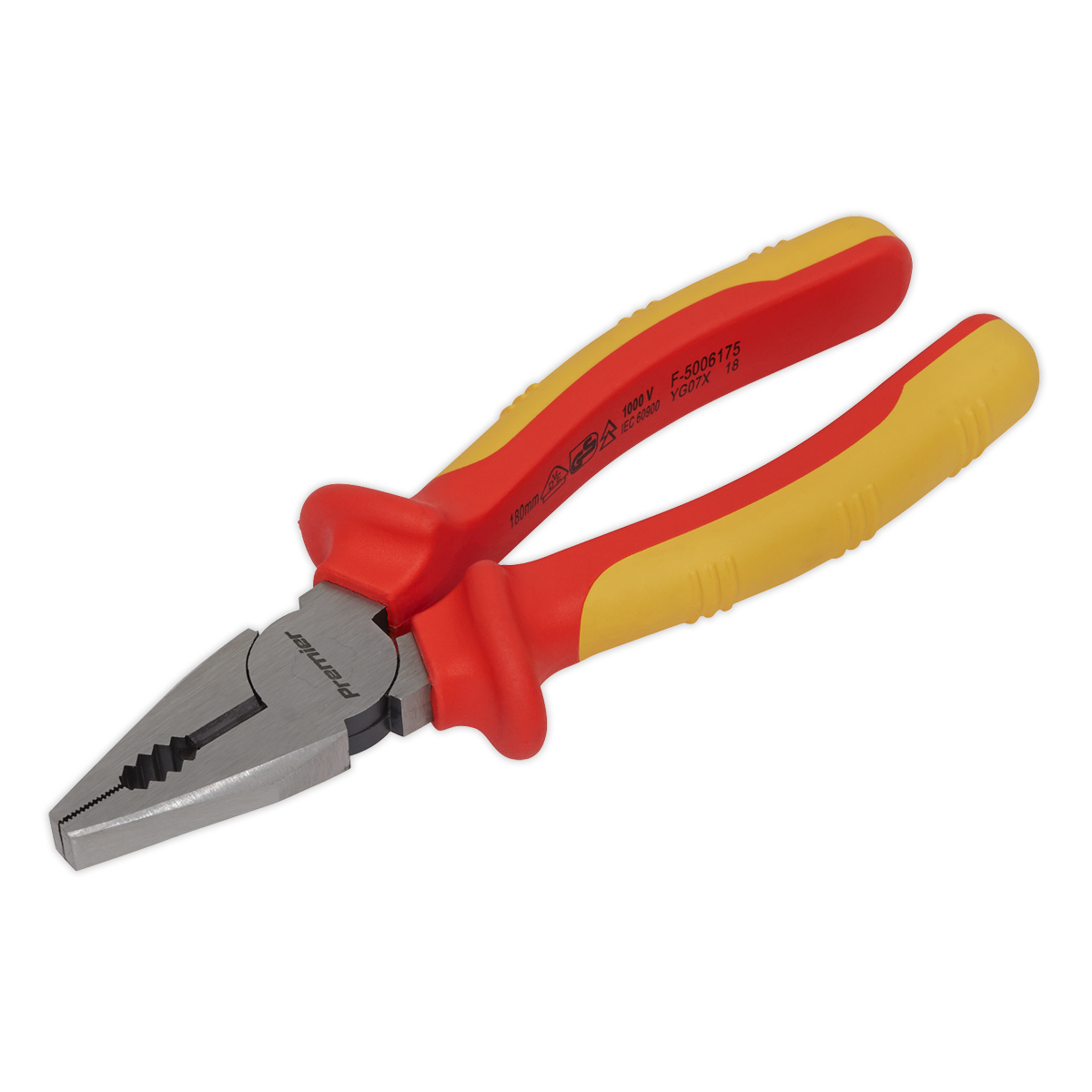 Sealey Premier Combination Pliers 175mm - VDE Approved