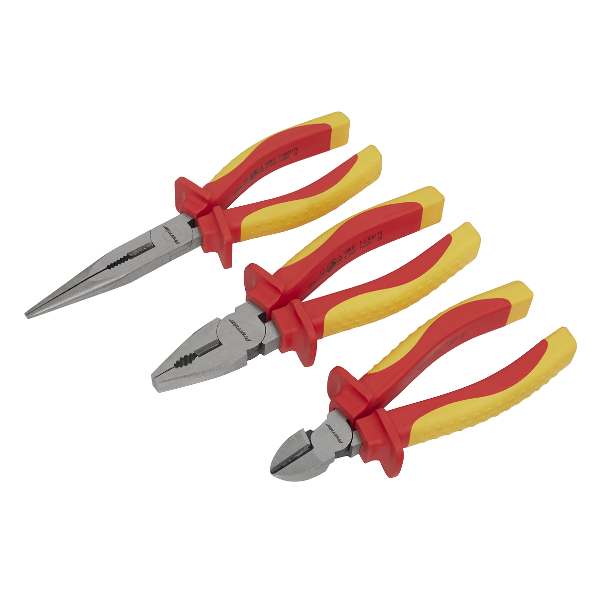 Sealey Premier Pliers Set 3pc – VDE Approved