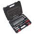Sealey Premier Lock-On™ Socket Set 1/4"Sq Drive 32pc