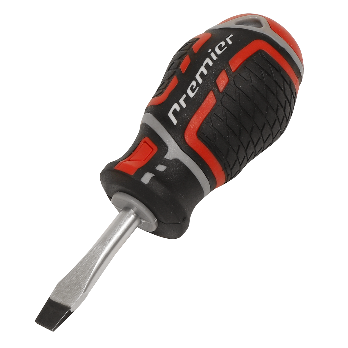 Sealey Premier Slotted (Stubby) GripMAX® Screwdriver 6 x 38mm