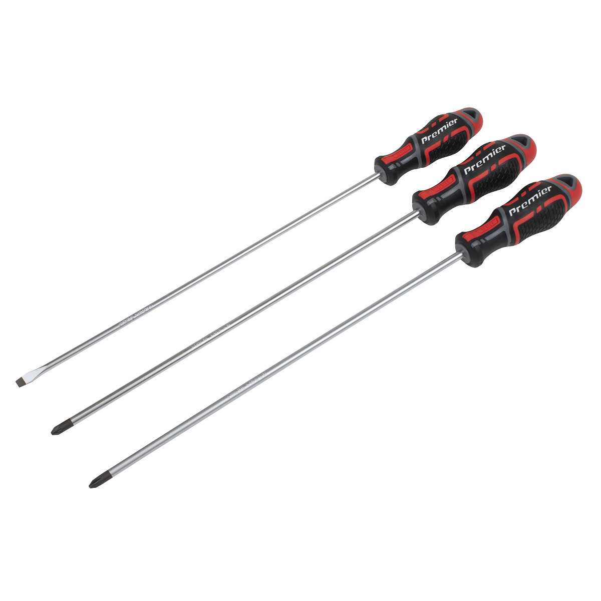 Sealy Premier AK4372 GripMAX® Long Screwdriver Set 3pc