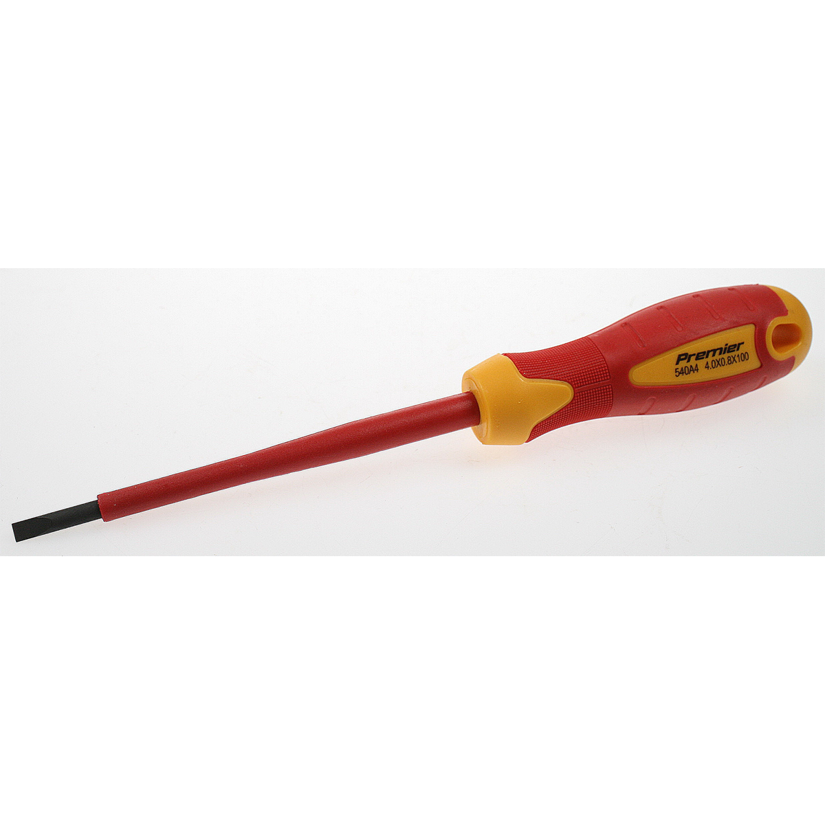 Sealey Premier AK6124.03 VDE Slotted Screwdriver sl4.0 x 100mm
