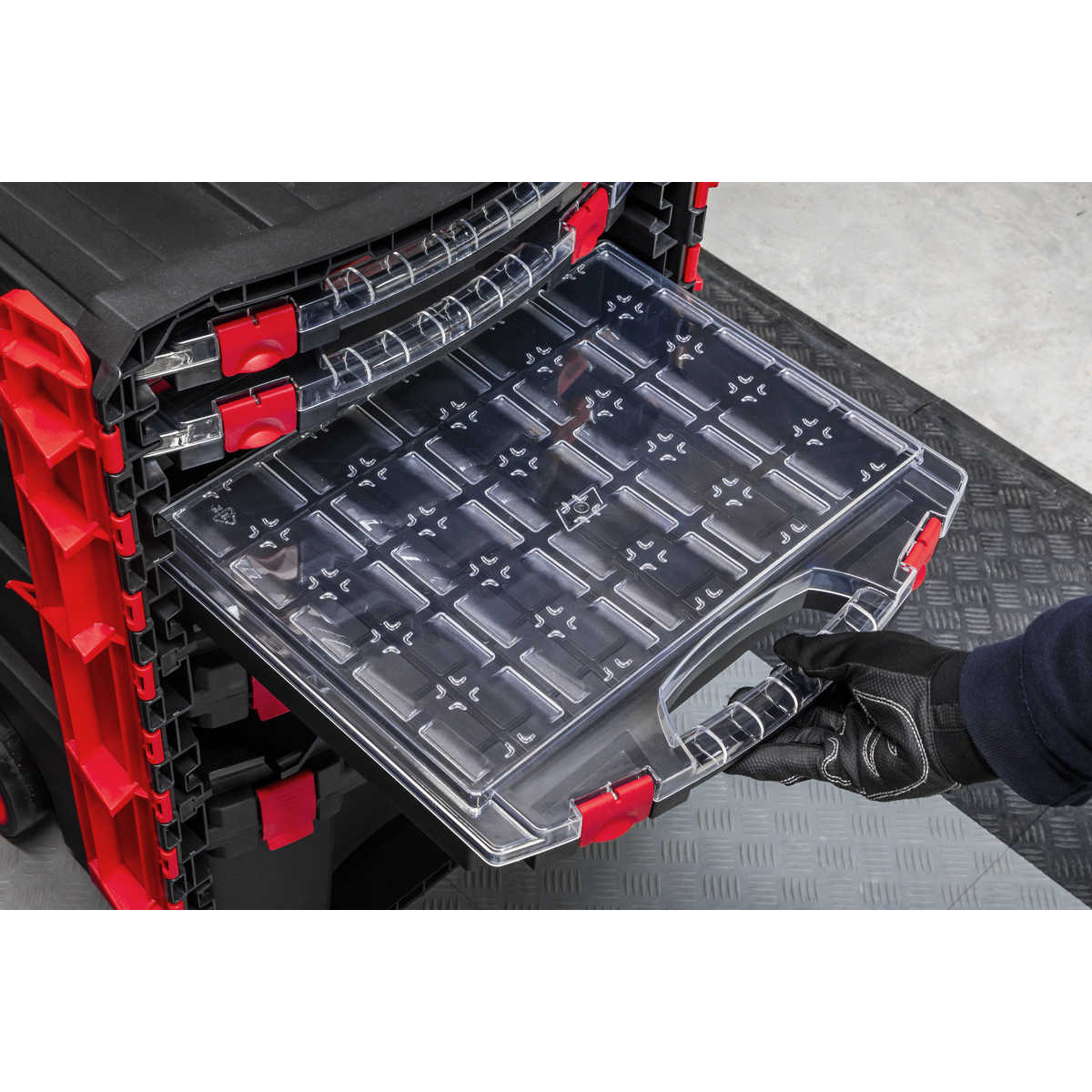 Sealey AP860 Professional Mobile Toolbox With 5 Removable Storage Cases