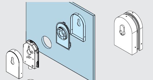 Revolving Door Lock