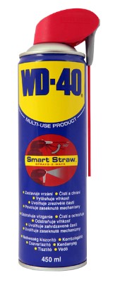 WD-40 Lubricant Spray with Smart Straw 450ml