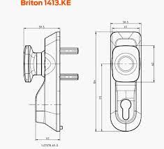 Briton 1413 Series External Locking Devices