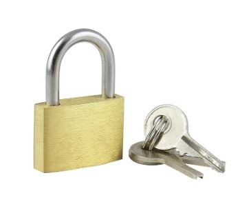 Redlam 25mm Brass padlock