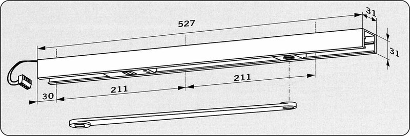 dormakaba G 96-EMF Slide Arm & Channel