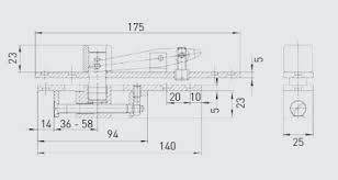 Geze Floor Spring Top Centre