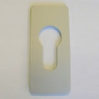 Euro Profile Escutcheon in Satin Anodised Aluminium.