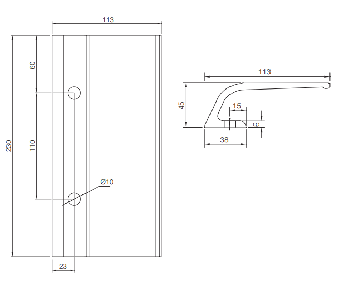 Axim HD90 Pad Handles