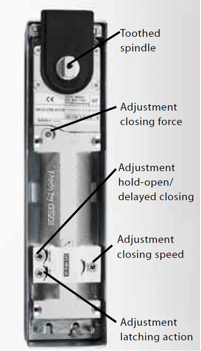 GEZE TS550 Floor Spring