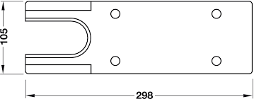 Geze Floor Spring Cover Plates